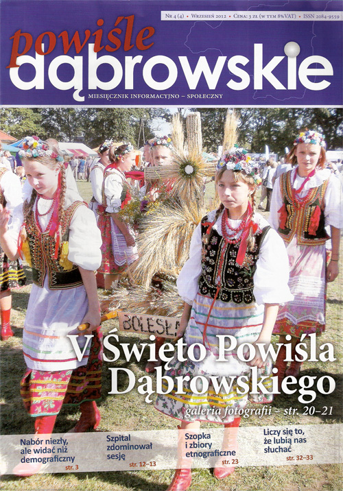 powisle dabrowskie 4 2012 500 Wrześniowy numer „Powiśla Dąbrowskiego” już w sprzedaży!