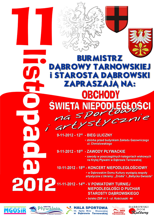 11 11 2012 sprotowo i koncertowo Święto Niepodległości na sportowo