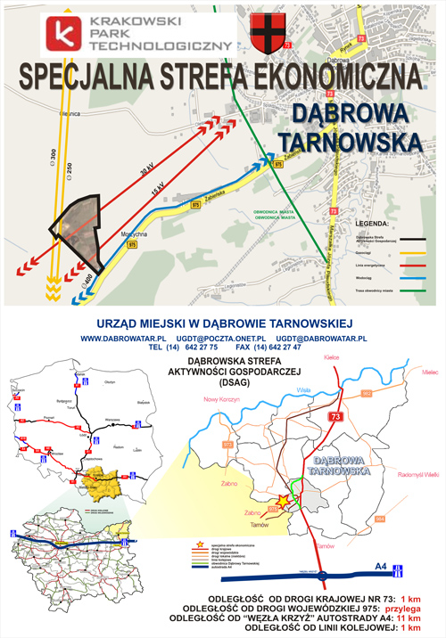 DABROWSKA SPECJALNA STREFA EKONOMICZNA www Dąbrowa będzie mieć specjalną strefę ekonomiczną