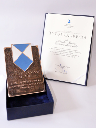 Zabytek Zadbany 2013 OSK Dabrowa Tarnowska 1 Wygrana Dąbrowy Tarnowskiej w ogólnopolskim konkursie „Zabytek Zadbany”