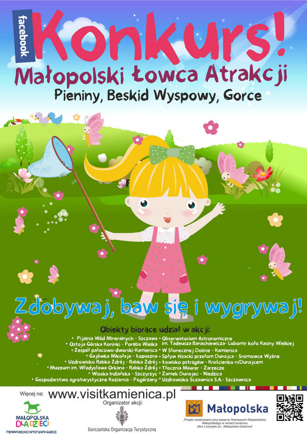 Plakat Konkursu Konkurs Małopolski Łowca Atrakcji   jeszcze tylko do końca sierpnia