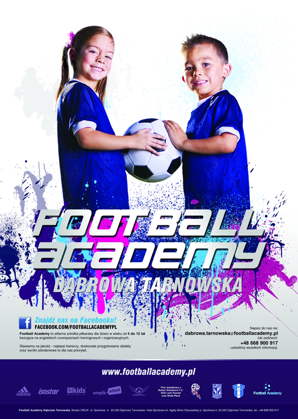 plakatDabrowaTarnowska W Dąbrowie Tarnowskiej od września ruszają zapisy do Akademii Futbolu