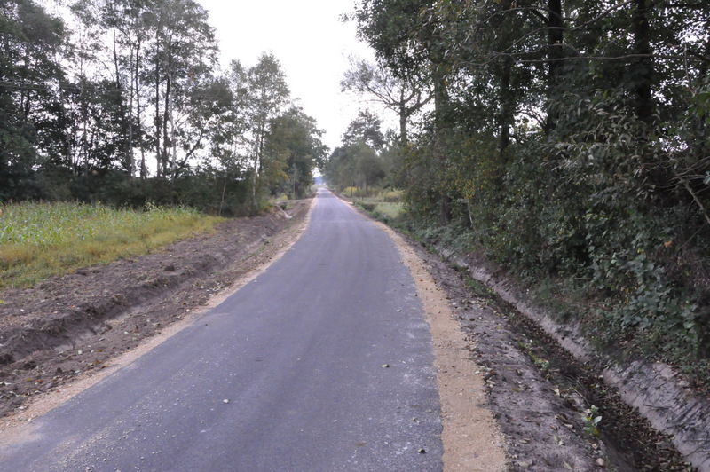 DSC 0220 Odbudowa dróg zniszczonych podczas powodzi w latach 2010 i 2011 