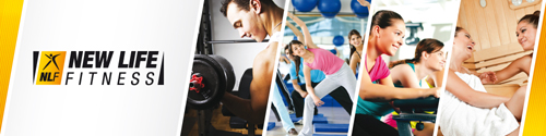 baner strefa klienta small „New Life Fitness” zaprasza do korzystania z siłowni