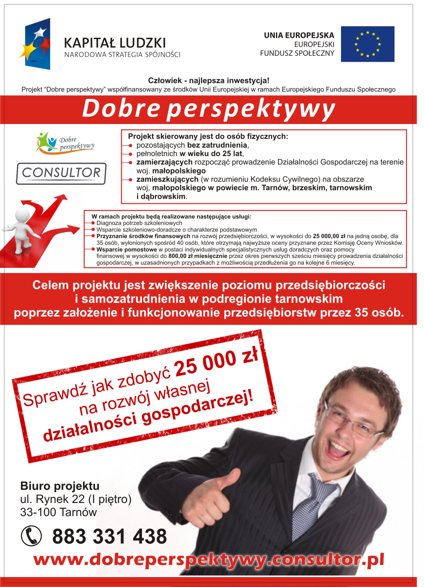 DobrePerspektywy1 Dobre perspektywy dla młodych zamierzających rozpocząć prowadzenie działalności gospodarczej