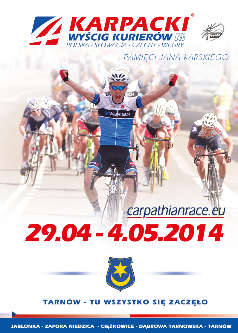 KWK2014 VI etap Karpackiego Wyścigu Kurierów – 4 maja 2014 – wystartuje z Dąbrowy Tarnowskiej !