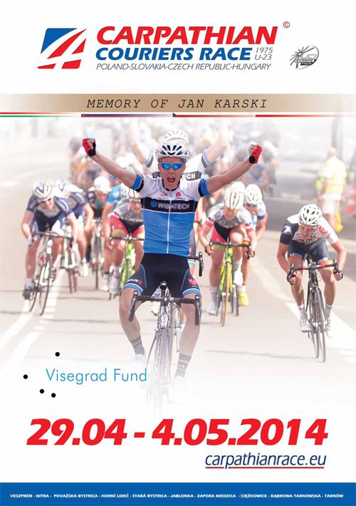 2014 Folder Karpackiego Wyscigu Kurierow Dzisiaj start kolarskiego Karpackiego Wyścigu Kurierów
