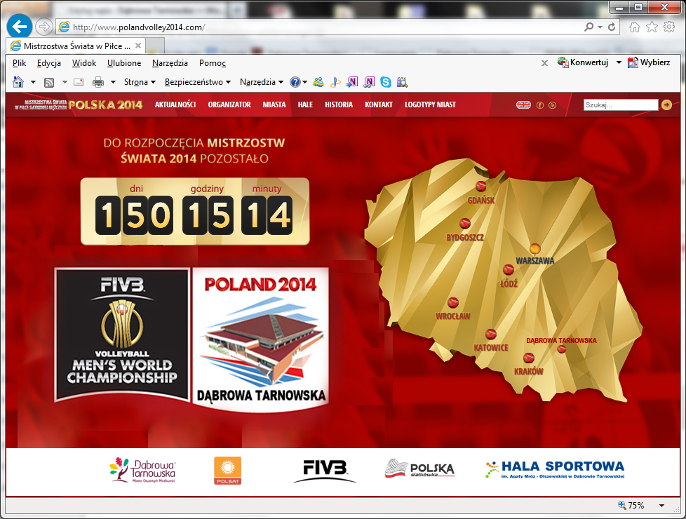 MS DT primaaprilis2014 Dąbrowa Tarnowska w gronie miast gospodarzy tegorocznych Siatkarskich Mistrzostw Świata