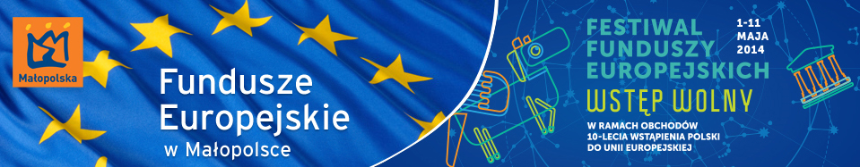 Baner top Festiwal20142 Dni Otwarte Funduszy Europejskich w Dąbrowie Tarnowskiej