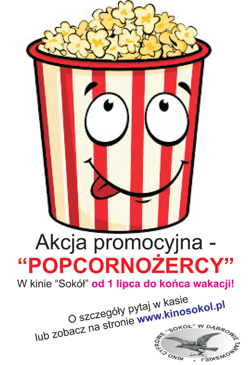 popcornozercy Nowe promocje w dąbrowskim Kinie „Sokół”