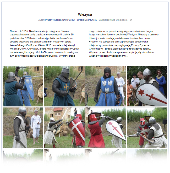 III Turniej Rycerski podWiezyca2015 3 III Turniej Rycerski pod Wieżycą