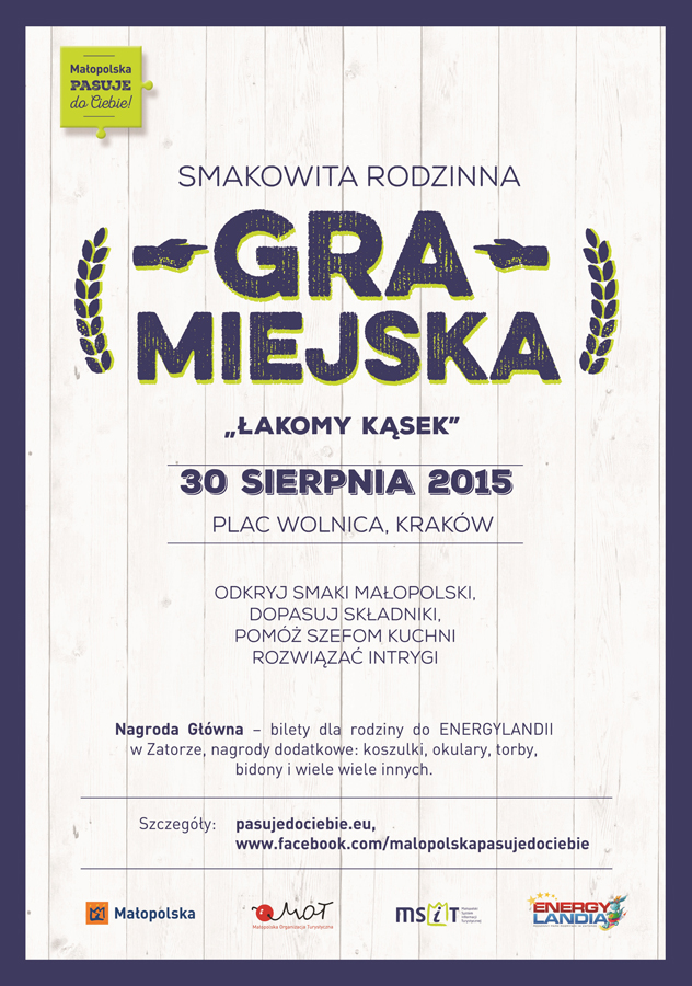 gra miejska B1 „Łakomy Kąsek” – smakowita gra miejska w Krakowie