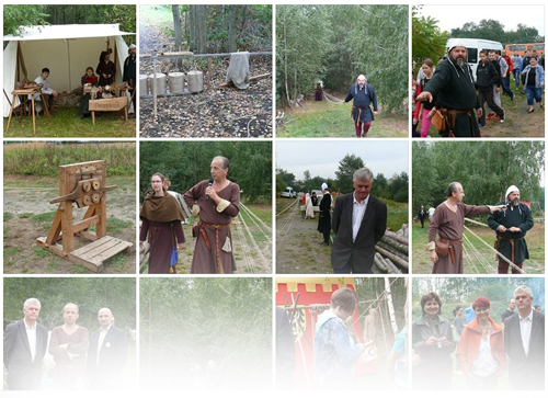 fb Sznurek Wojciech z Bagien Rekord Guinessa najdłuższy sznur wykonany ręcznie z użyciem średniowiecznych maszyn i narzędzi z wynikiem 117,8 m ustanowiono pod Wieżycą