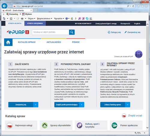 www epuap gov pl Potwierdź swój Profil Zaufany a otrzymasz PENDRIVA