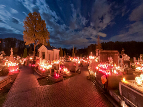 cmentarz Święto Wszystkich Świętych