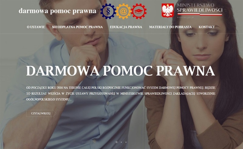 DPP MS GOV PL Od stycznia 2016 r. w całej Polsce ruszy darmowa pomoc prawna!