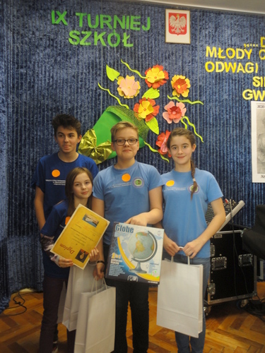 DSC07681 Dąbrowska „Dwójka” zwycięzcą Międzyszkolnego Konkursu Szkół im. Mikołaja Kopernika