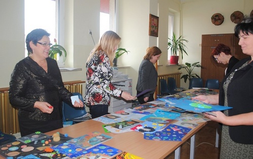 DSC 1964 Pocztówka dla Mikołaja Kopernika   ogólnopolski konkurs plastyczny w dąbrowskiej Dwójce