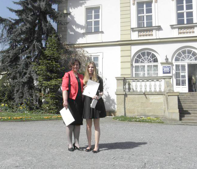 Laureatka2 Laureatka I Finaliści Z Dąbrowskiego Gimnazjum Nr 2