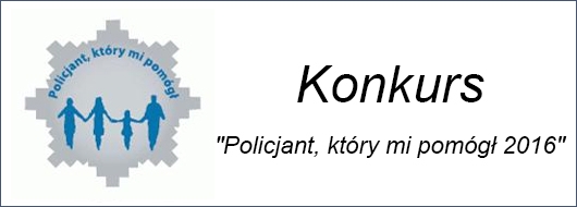 baner policja IX edycja konkursu Policjant, który mi pomógł