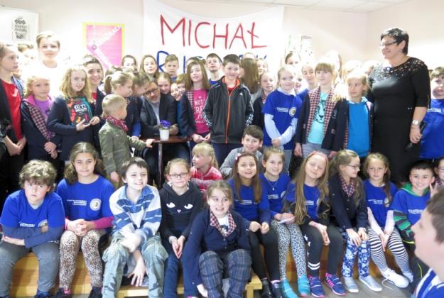 spotkanie MBP Spotkanie z Michałem Rusinkiem w Miejskiej Bibliotece Publicznej