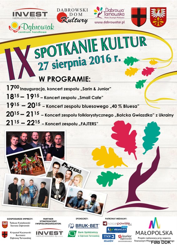 IX Spotkanie kultur VIII Święto Powiśla Dąbrowskiego i IX Spotkanie Kultur