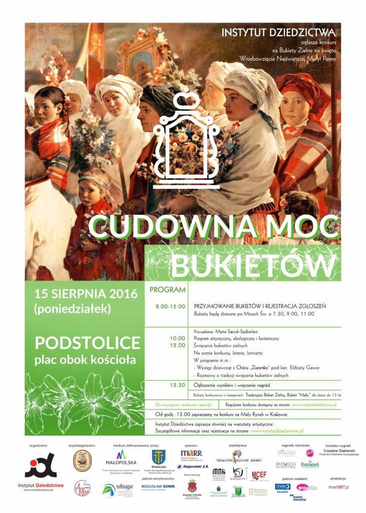 bukiet2016 podstolice 21.07 731x1024 Zapraszamy do udziału w VII edycji “Cudownej Mocy Bukietów” 15 sierpnia 2016!