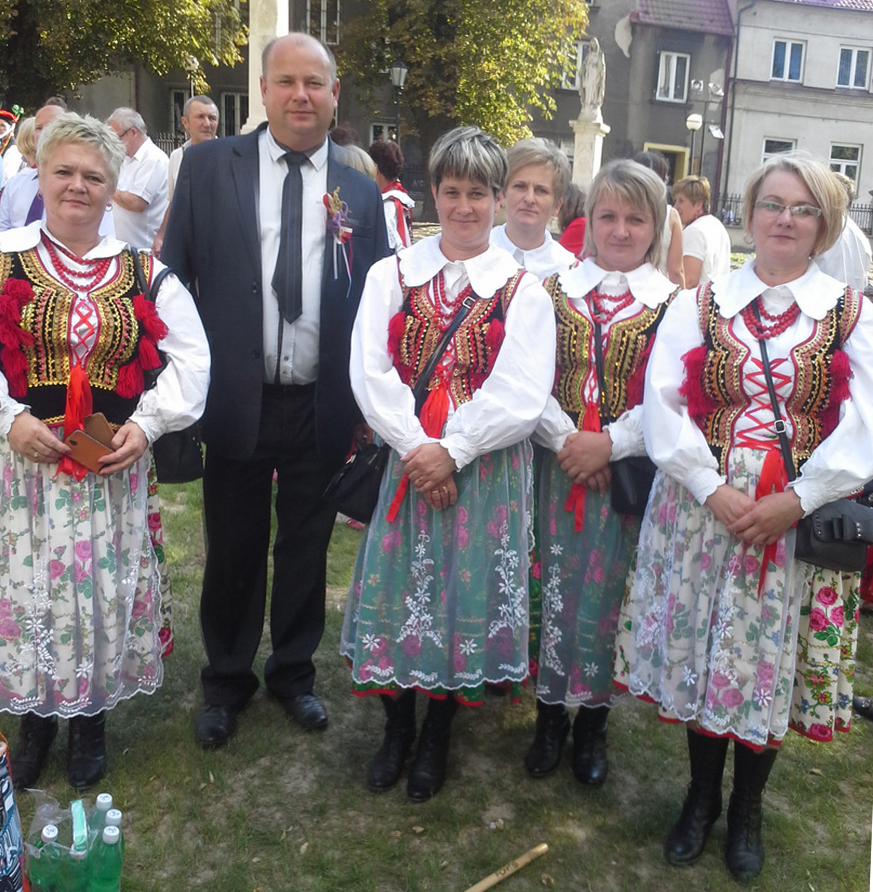 18 Dozynki Malopolskie Miechow2016 foto J Swiatek Laskowka Choraska 32 Laskówka Chorąska reprezentowała Gminę Dąbrowa Tarnowska na dożynkach małopolskich.