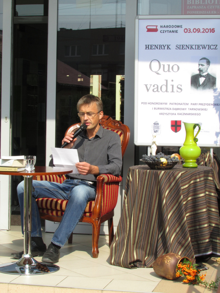 Narodowe Czytanie 2016 Quo Vadis w MBP DT 1 001 Narodowe Czytanie Quo vadis w Dąbrowie Tarnowskiej