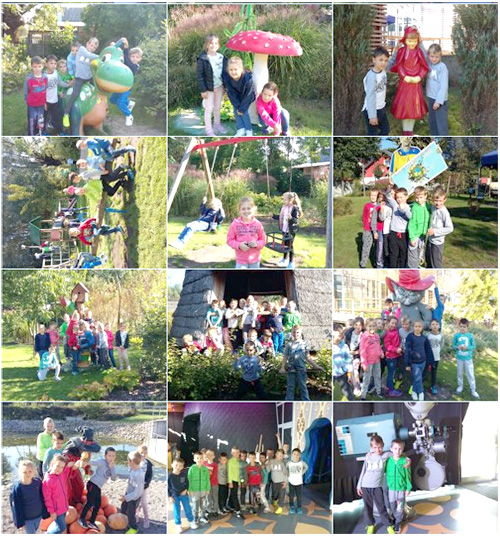 PSP2 wycieczka Uczniowie dąbrowskiej Dwójki w Europejskim Centrum Bajki im. Koziołka Matołka w Pacanowie