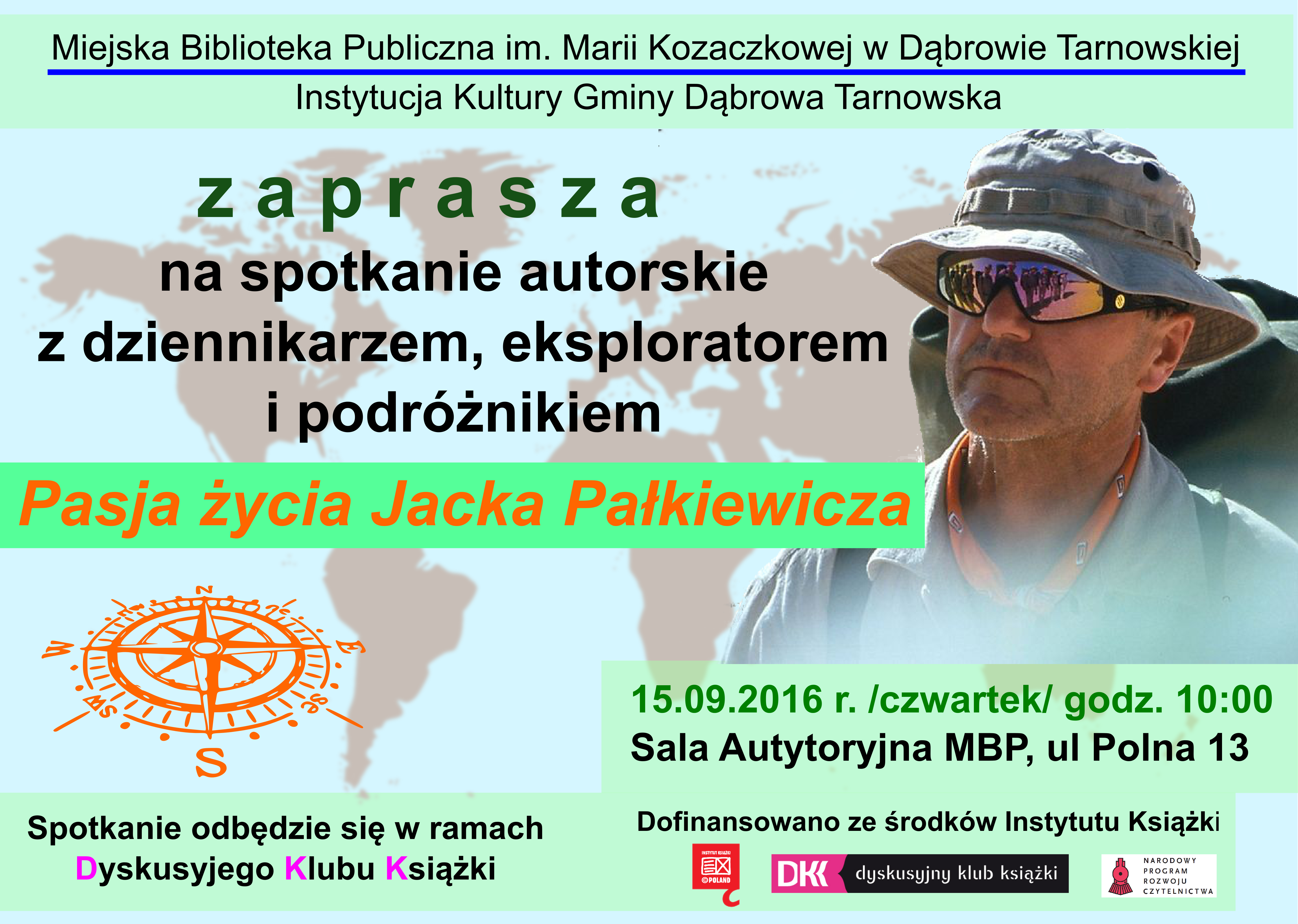 Palkiewicz „Pasja życia” Jacka Pałkiewicza w Miejskiej Bibliotece Publicznej
