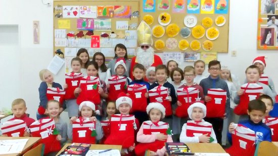 Mikolaj jedynka Mikołaj w szkołach i przedszkolach naszej gminy