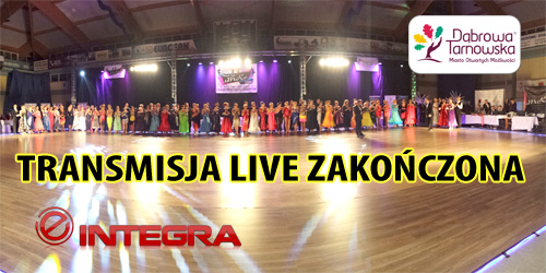 eMiKa2016 transmisja live zakonczona XX Festiwal Tańca Towarzyskiego „eMiKa2016”   Turniej Tańca Towarzyskiego o Puchar Burmistrza Dąbrowy Tarnowskiej   LIVE