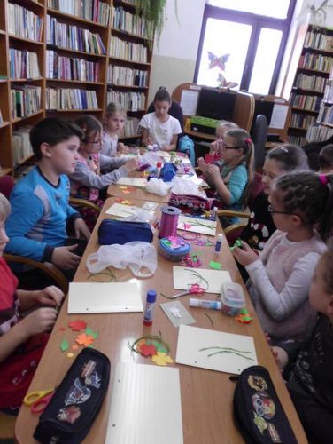 IMG 1645 Święto Babci i Dziadka w Filii MBP w Szarwarku