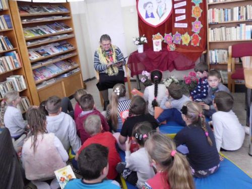 IMG 1683 Święto Babci i Dziadka w Filii MBP w Szarwarku