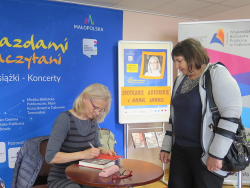 IMG 8540 Anna Janko – spotkanie w ramach projektu „Z gwiazdami zaczytani”