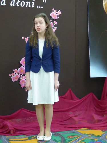 Wiktoria Konkurs Recytatorski   Nieść dobro   mieć serce na dłoni