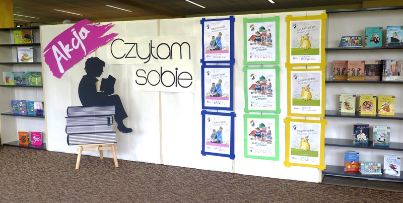 czytam sobie Akcja Czytam sobie w Oddziale dla Dzieci dąbrowskiej MBP