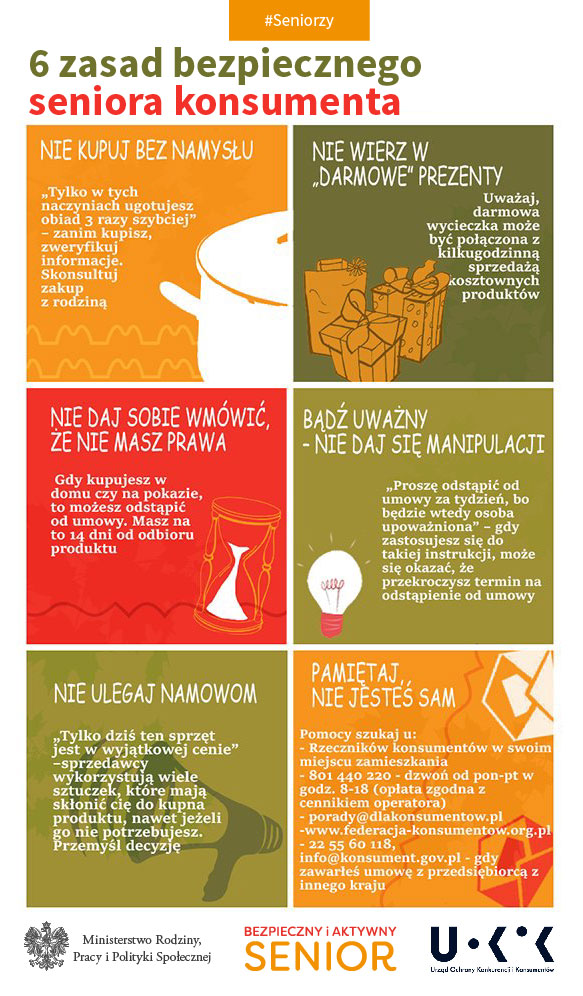 6 zasad rozsadnego konsumenta 07 6 zasad bezpiecznego seniora konsumenta