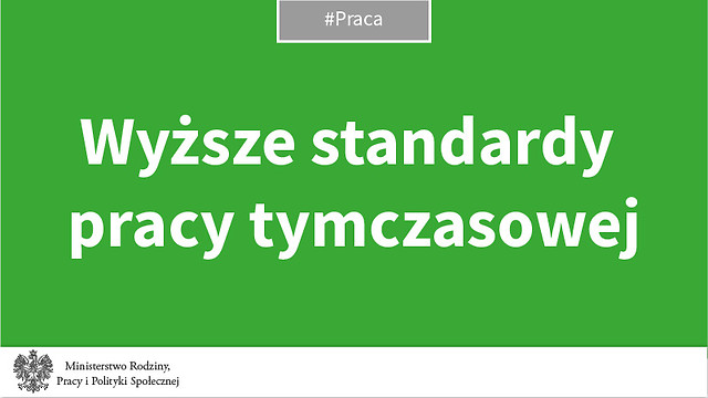 Wyzsze standardy pracy tymczasowej TT1 Wyższe standardy pracy tymczasowej