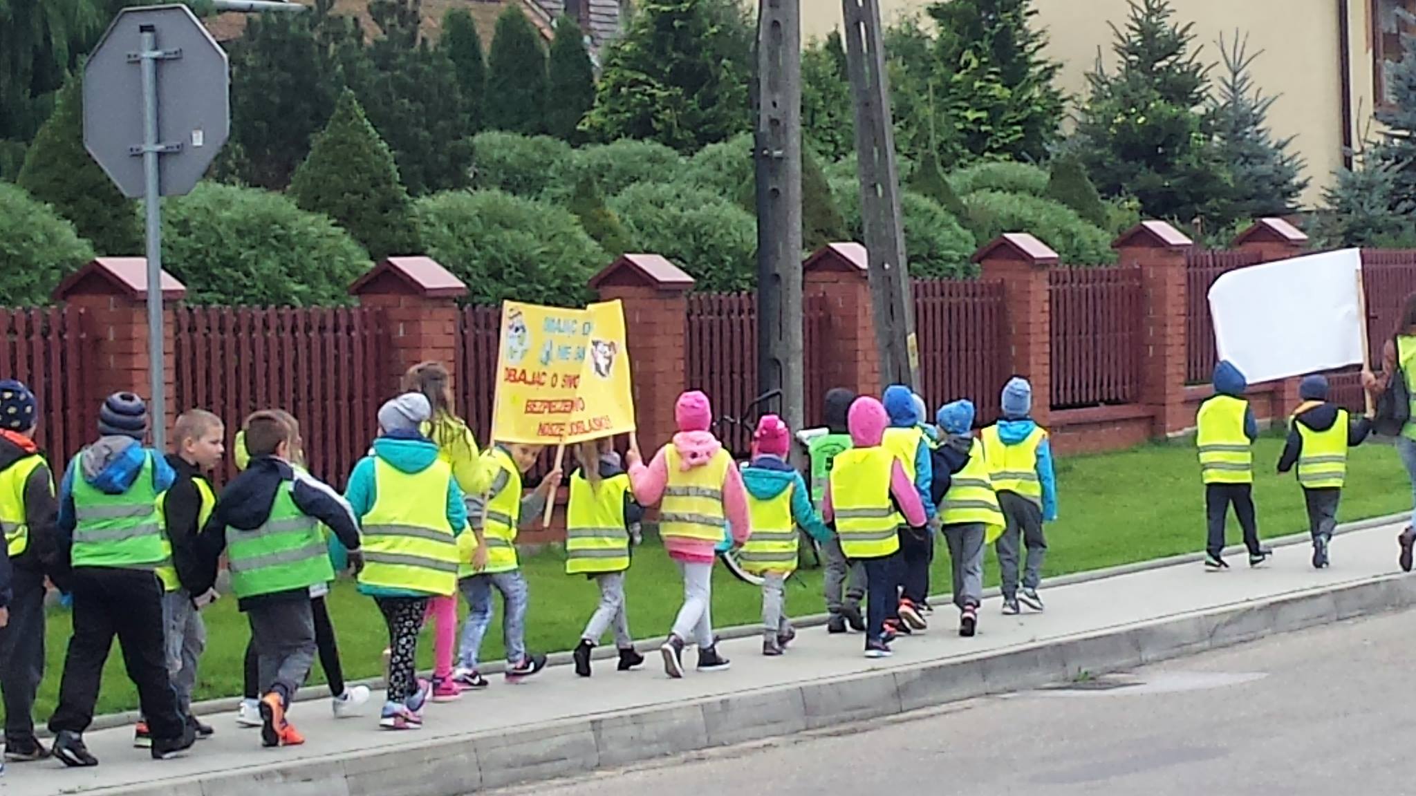 NNSPZ Bezpieczny spacer w ramach akcji Odblaskowa Szkoła