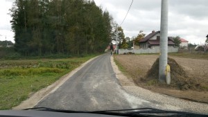 20171006 113729 300x169 Przebudowa drogi osiedlowej w Nieczajnie Górnej