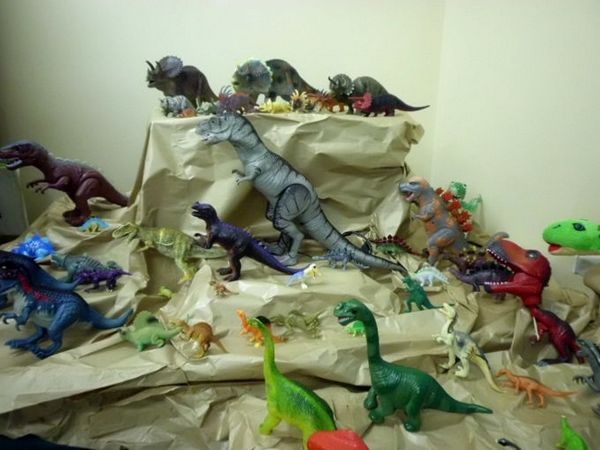 IMG 3162 Dinozaury w Filii MBP w Gruszowie Wielkim