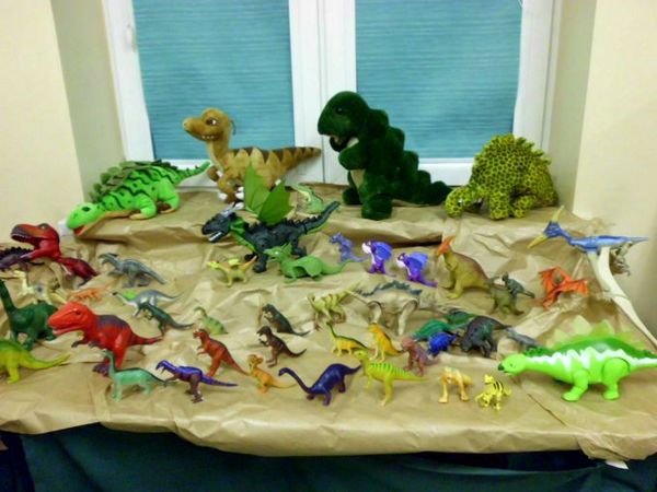 IMG 3174 Dinozaury w Filii MBP w Gruszowie Wielkim