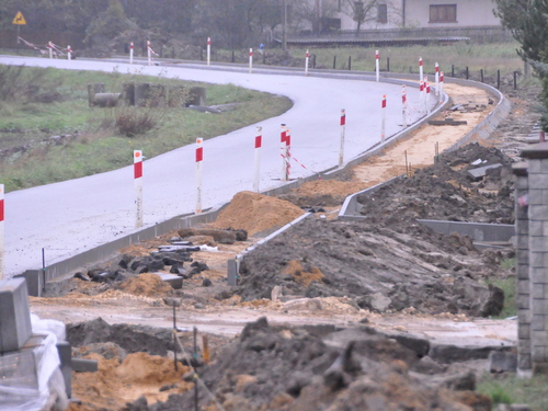 NieczajnaD2 Budowa chodnika w Nieczajnie Dolnej   I etap