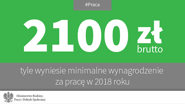 210 w 2018 01 Wzrost płacy minimalnej w 2018 roku