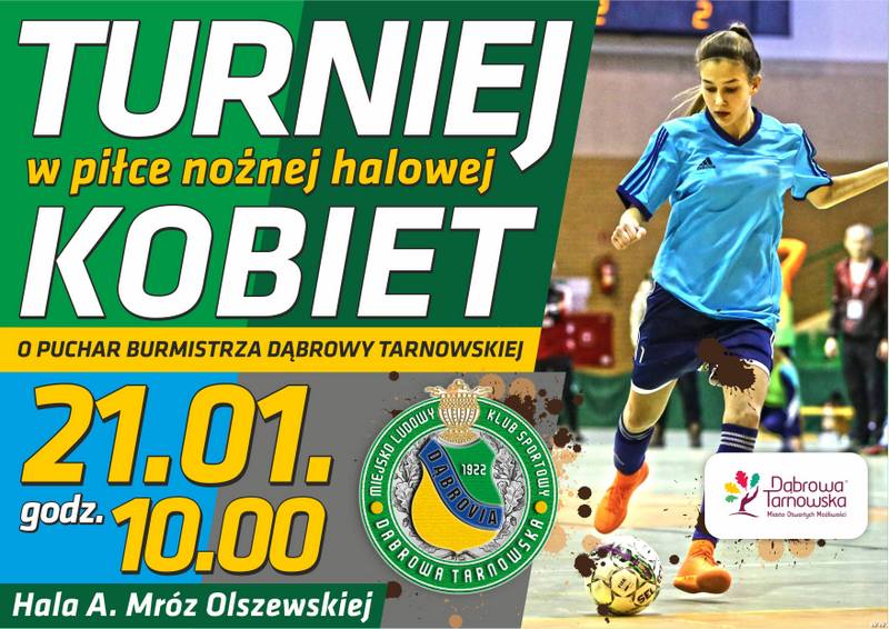 26906212 1668560636543303 245298511 o 001 Zaproszenie na turniej kobiet w halowej piłce nożnej o Puchar Burmistrza Dąbrowy Tarnowskiej