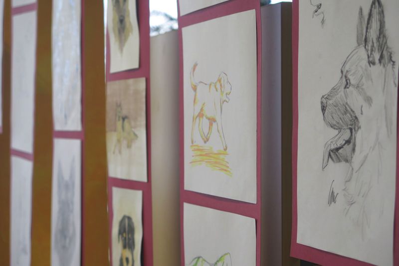 IMG 5986 Szkice Gabrieli Marzec w Miejskiej Bibliotece Publicznej w Dąbrowie Tarnowskiej