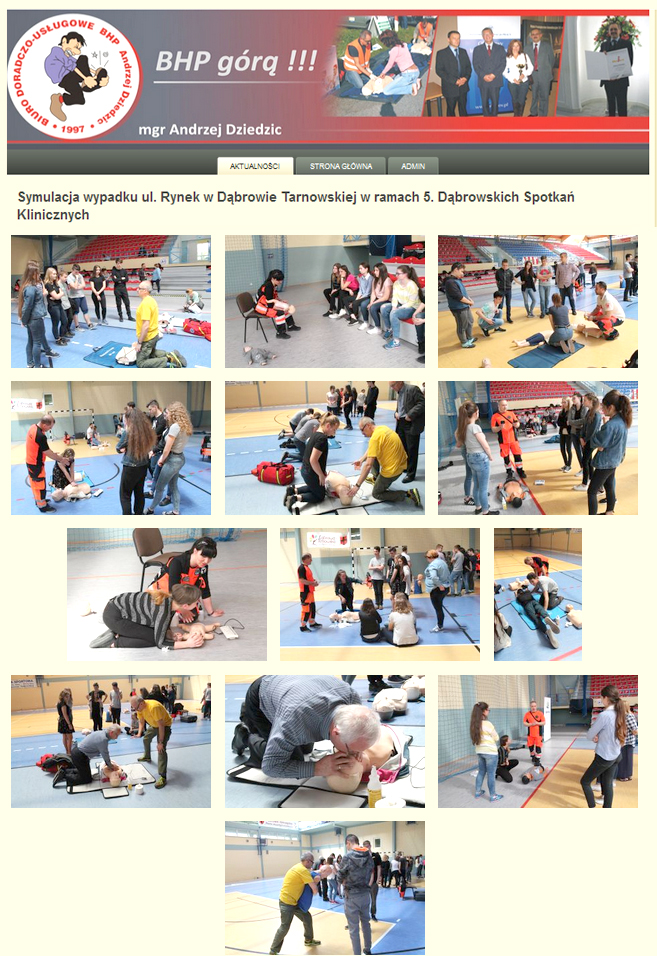 5DSK BHP Andrzej Dziedzic 2018 V Dąbrowskie Spotkania Kliniczne – Naukowa Konferencja Medyczna w Dąbrowie Tarnowskiej