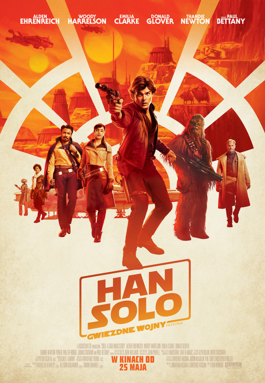 HAN SOLO plakat B11 Męskie kino po raz pierwszy w „Sokole” już w środę 30 maja